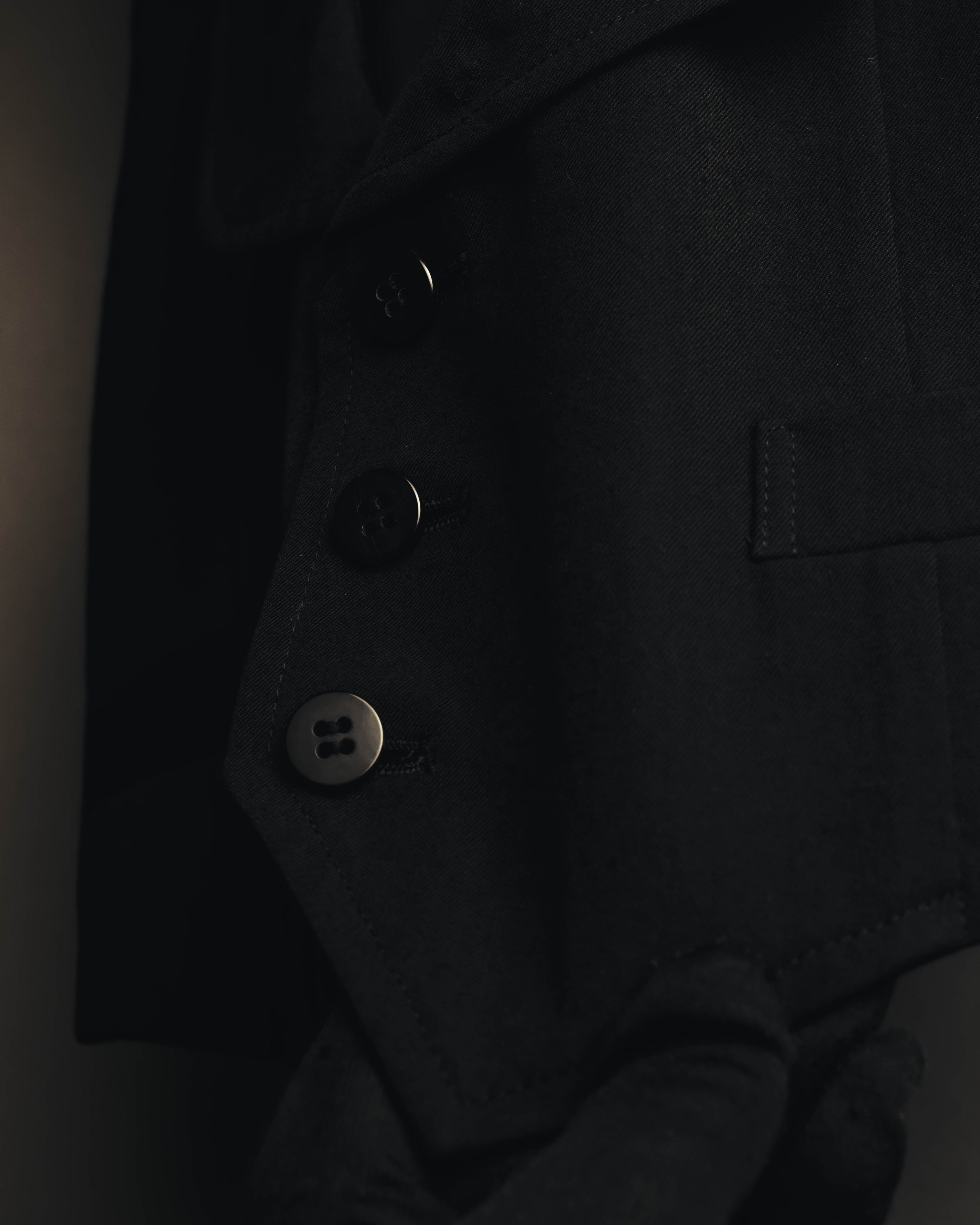 –SPECIAL– "tricot COMME des GARÇONS" 80's Tailored shawl-collar gilet
