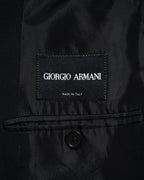 GIORGIO ARMANI/ Single Breasted 2B Pure Wool Tailored Jacket
Black