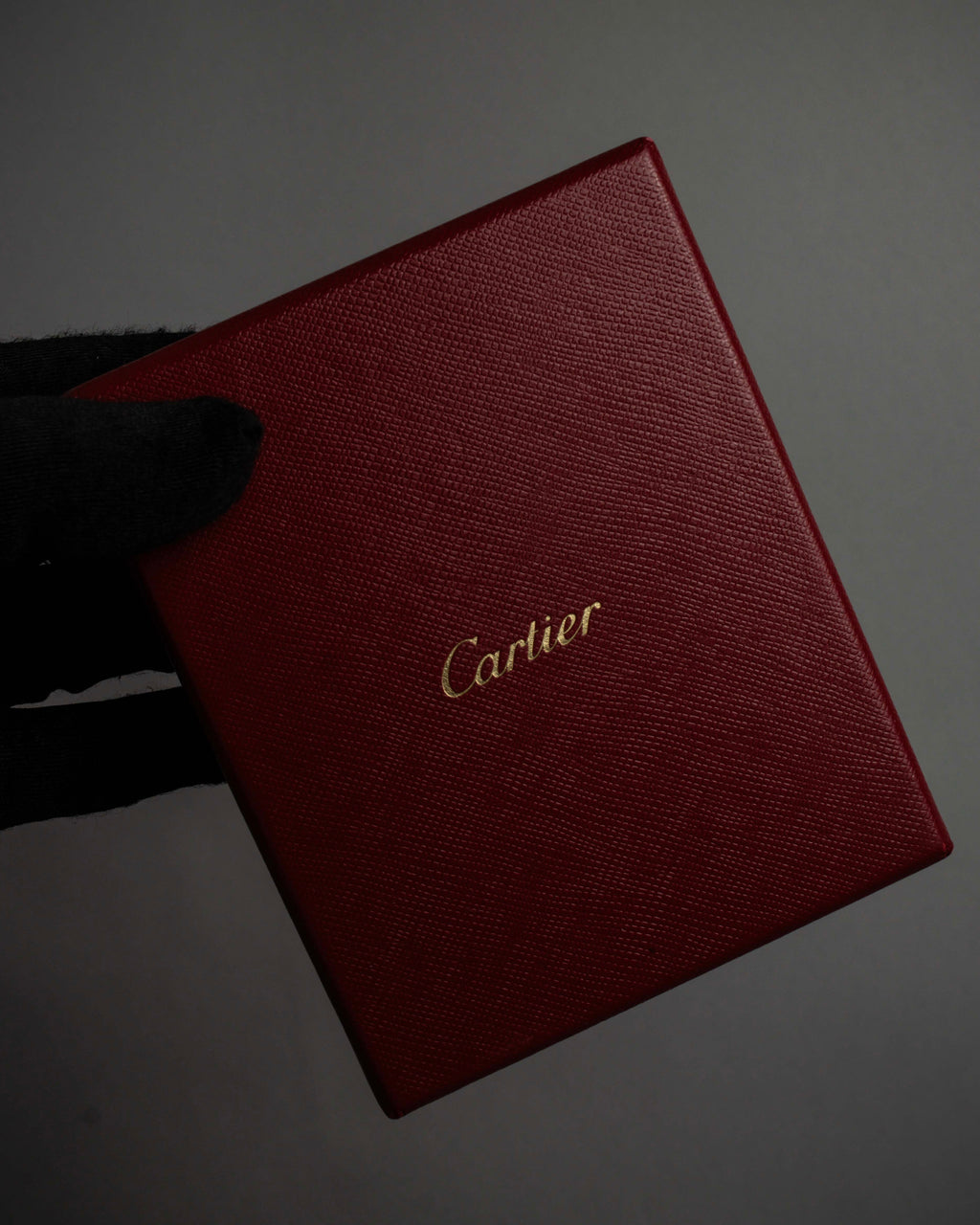 "Cartier" Band 1PD PG AU750 diamond ring