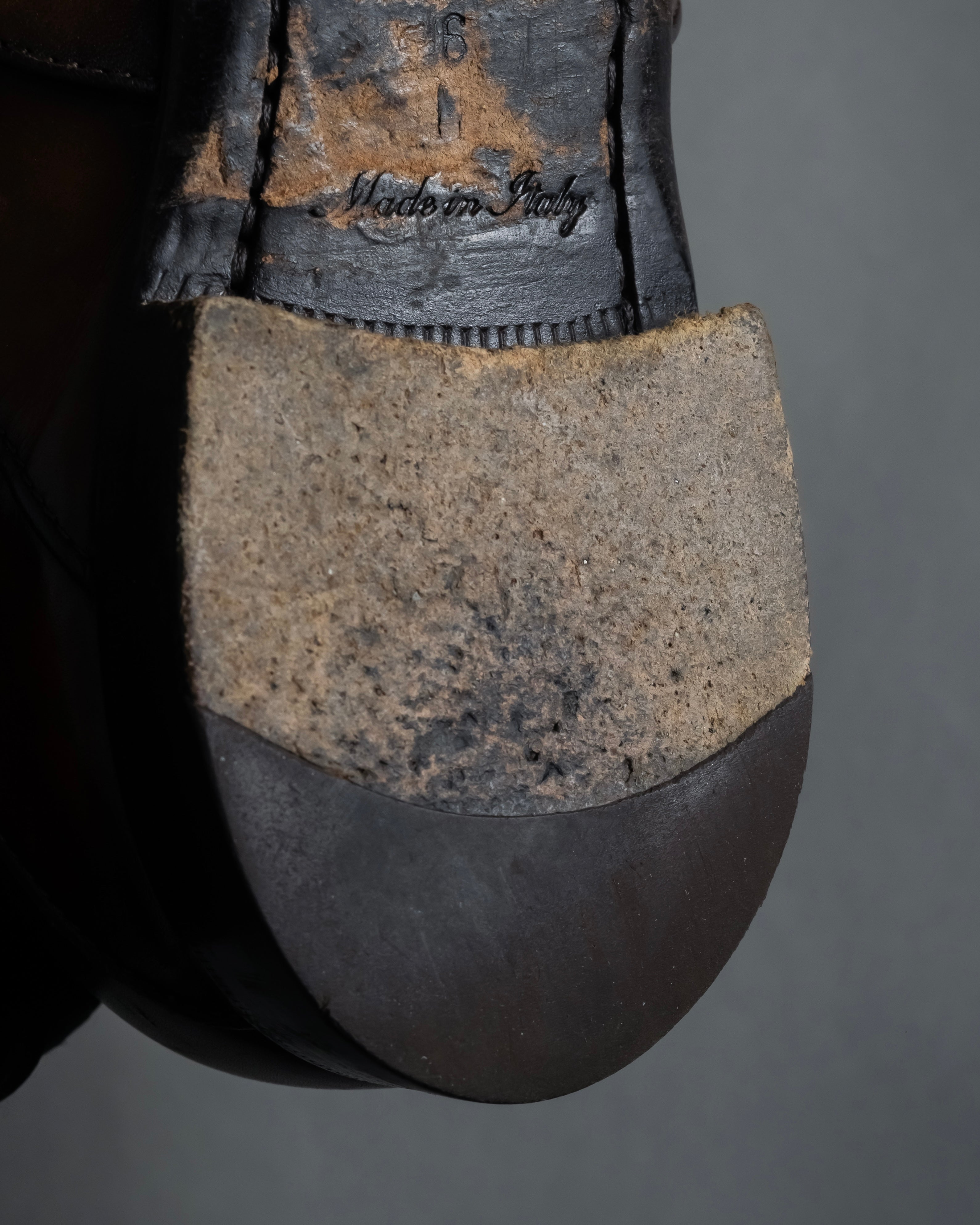 "LOUIS VUITTON" Layered panel design leather shoes