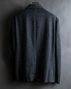 "MIHARA YASUHIRO" Hidden zip detail tailored jacket