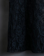 "D&amp;G" Botanical pattern lace shift dress