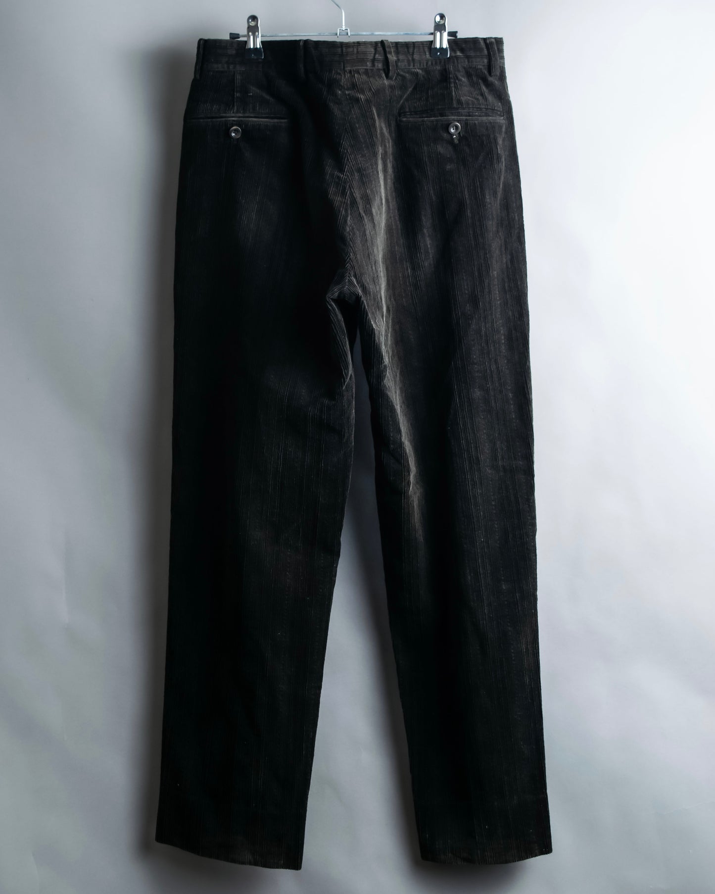 "HERMES" Faded corduroy tapered pants