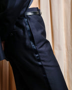 "CHRISTIAN DIOR MONSIEUR" Satin switching design tuxedo dress set up