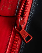 "CELINE" Ringlock design leather hand bag