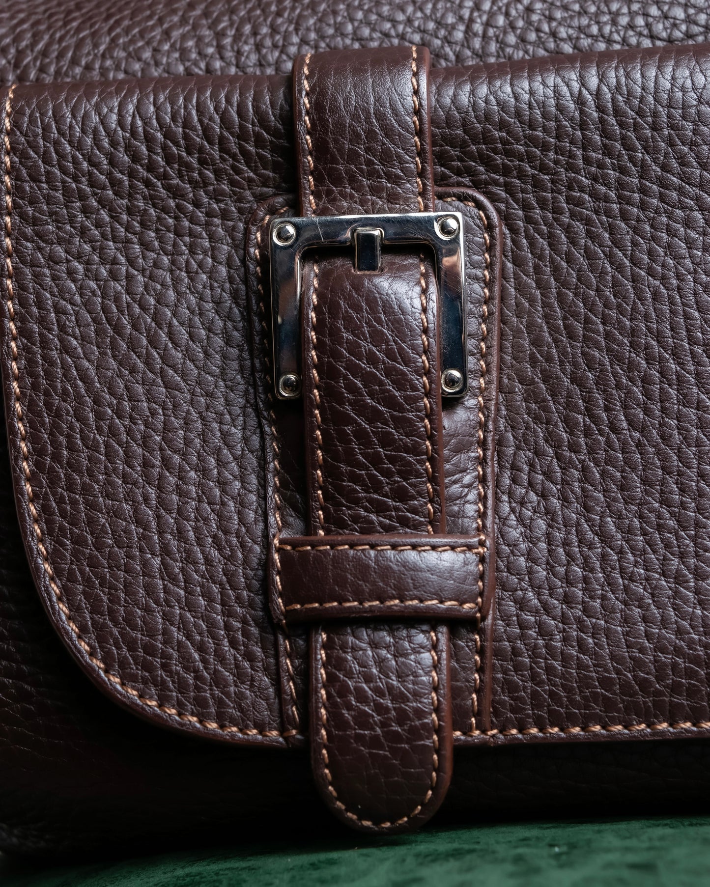 "LOEWE" Senda Brown Leather Handbag