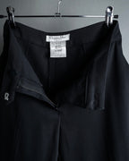 "Christian Dior Boutique Paris" Beautiful waistline wide silhouette Slacks