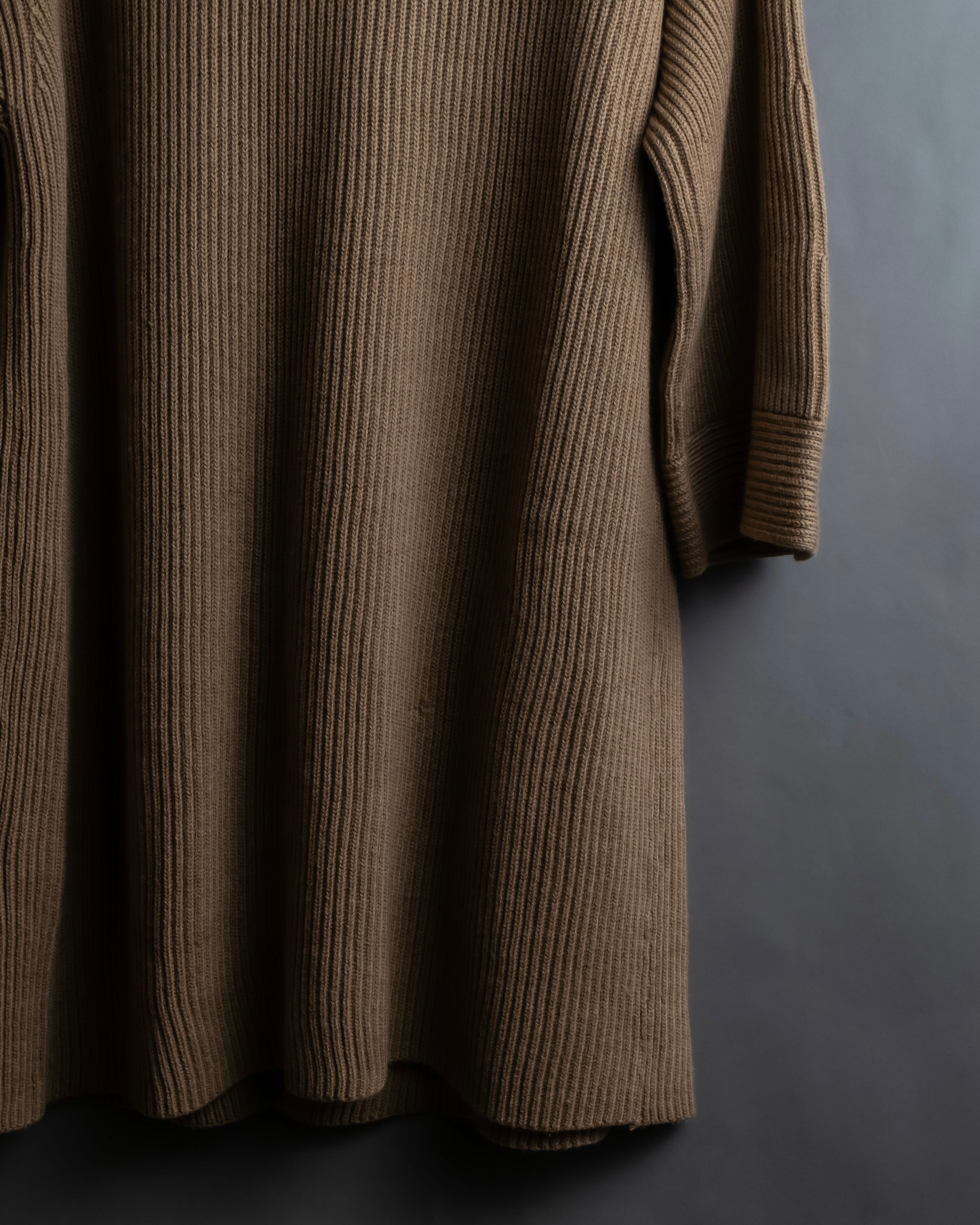 "POLO Ralph Lauren" Buckle closure design ribbed cardigan