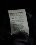 "COMME des GARCONS" 90's Front panel docking design chester coat