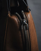 "MAURO GOVERNA" 00’s-10’s lamb leather belted draped bag
