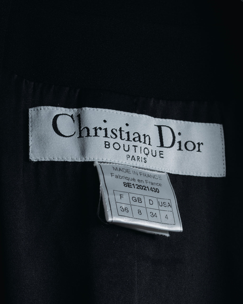 –SPECIAL– "Christian Dior"
98SS fringed peak lapel double breasted jacket