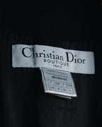 –SPECIAL– "Christian Dior"
98SS fringed peak lapel double breasted jacket