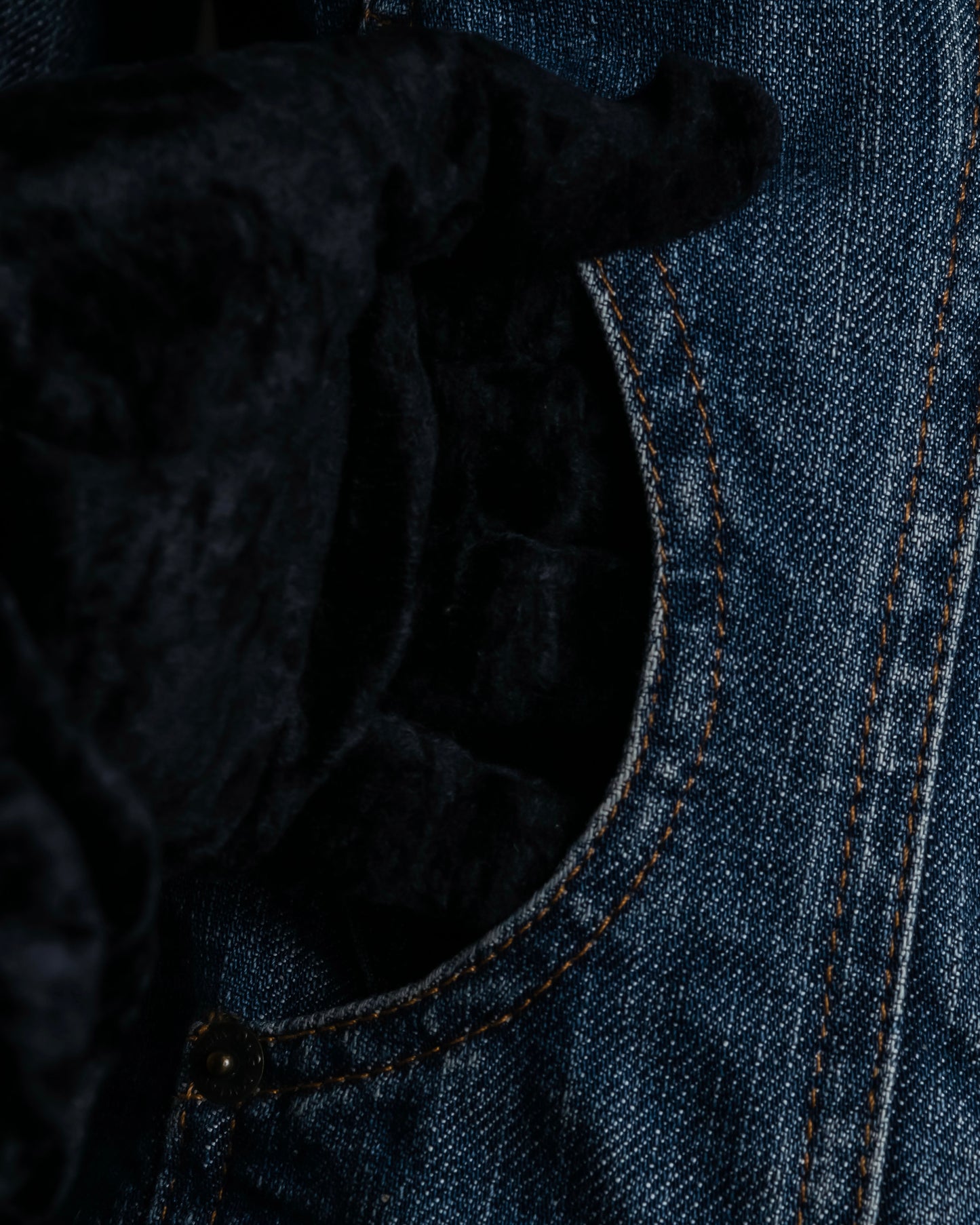 "Dolce & Gabbana" Cutting stitch detail denim jacket