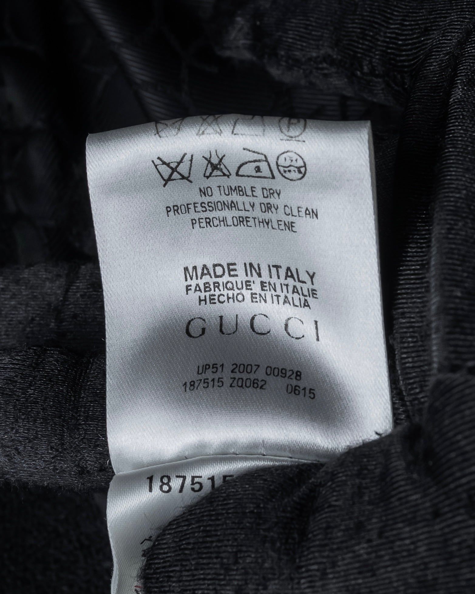 "GUCCI" Tom Ford period round neck flying squirrel long coat