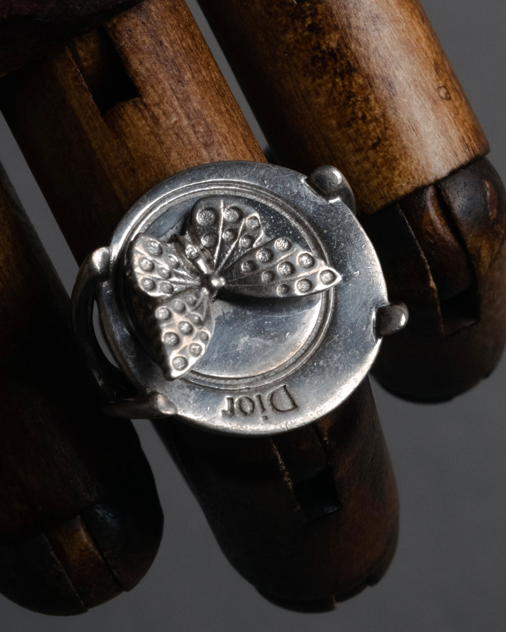 “Christian Dior” 2000’s Butterfly motif sculptural ring