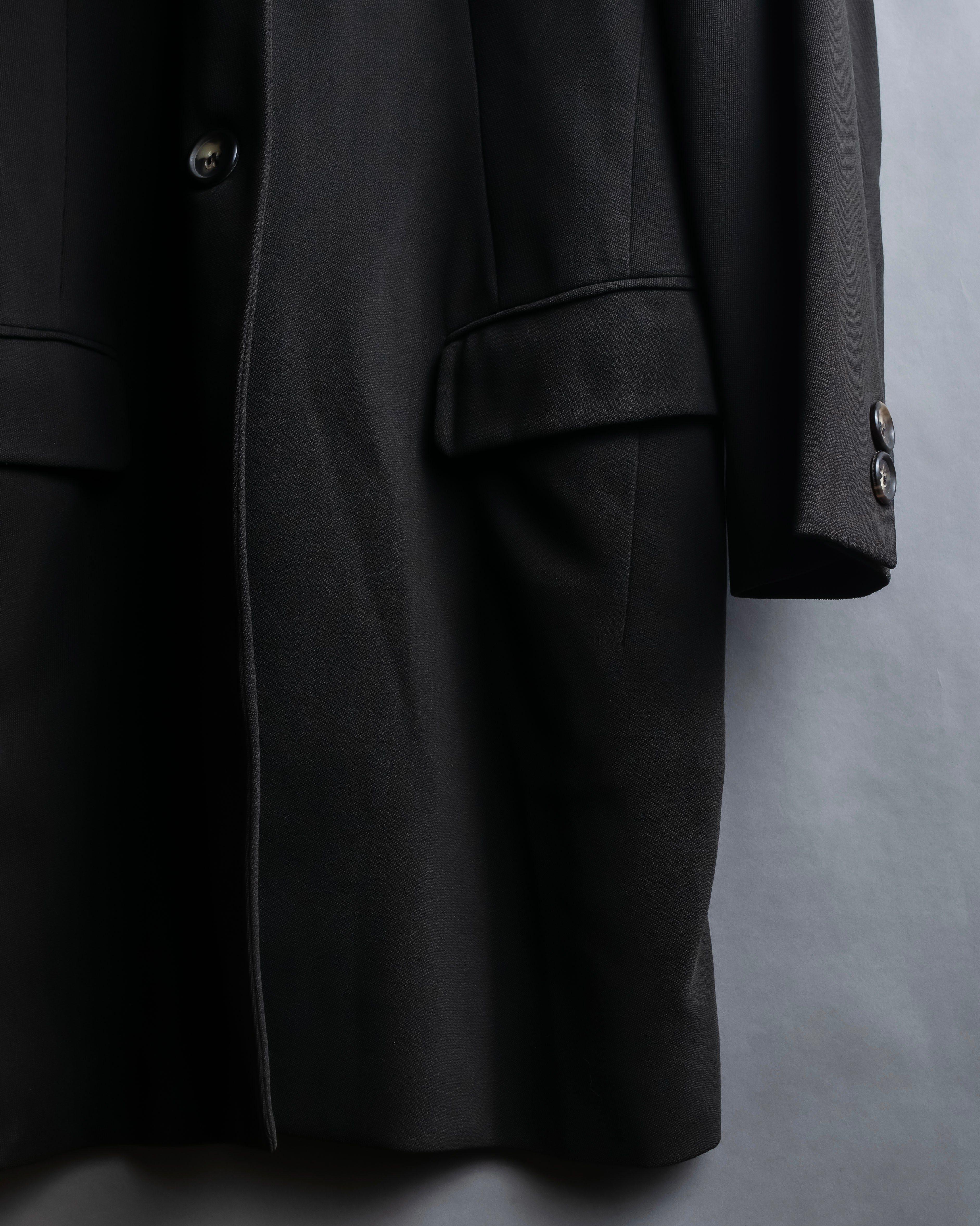 "Jil Sander+" Peaked label minimalist design tailored coat