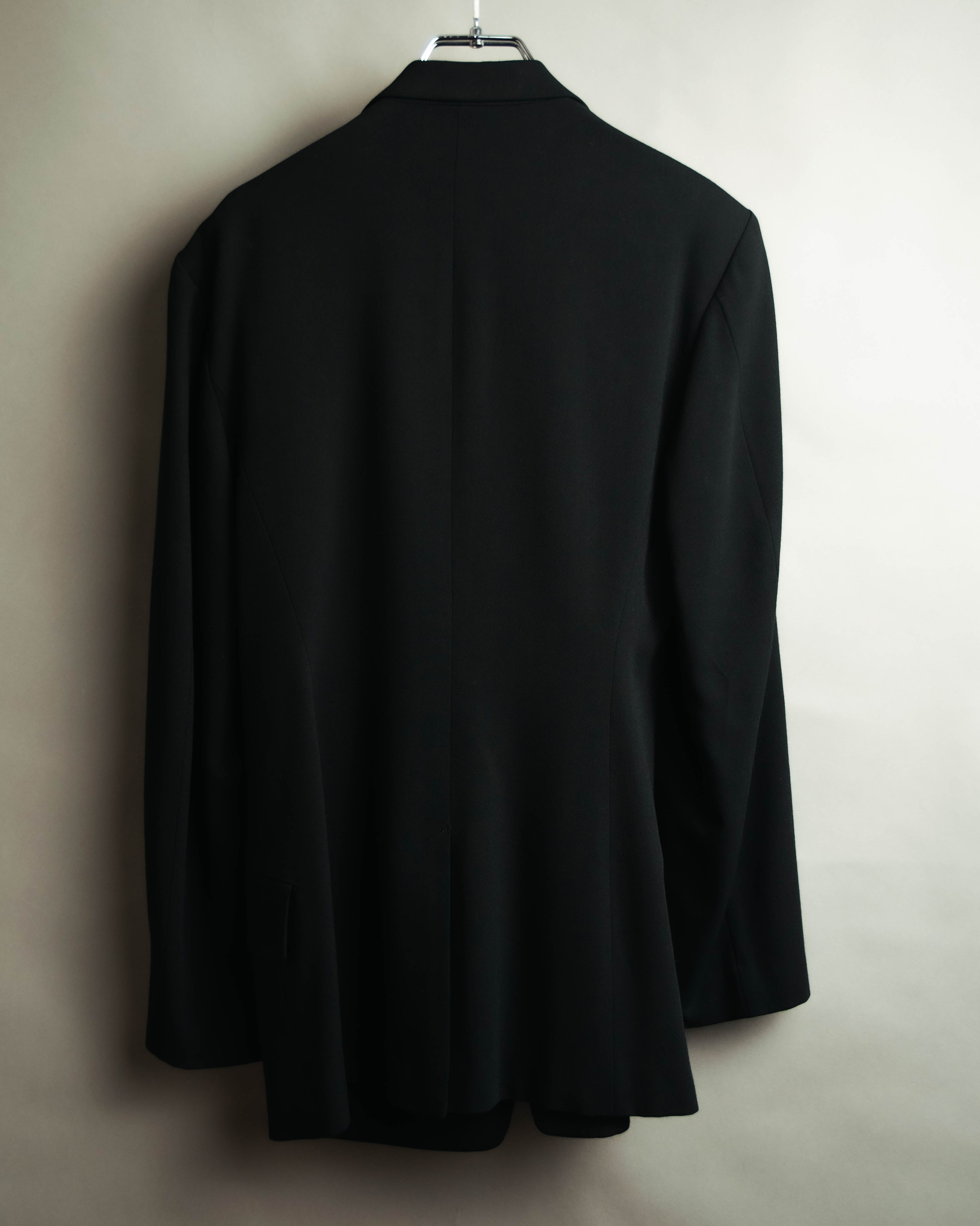 "Y's" 90's-00's Wool rayon single-breasted tailored jacket