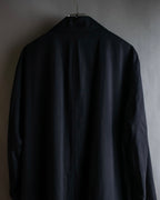"Christian Dior" Straight line draping silk chester coat