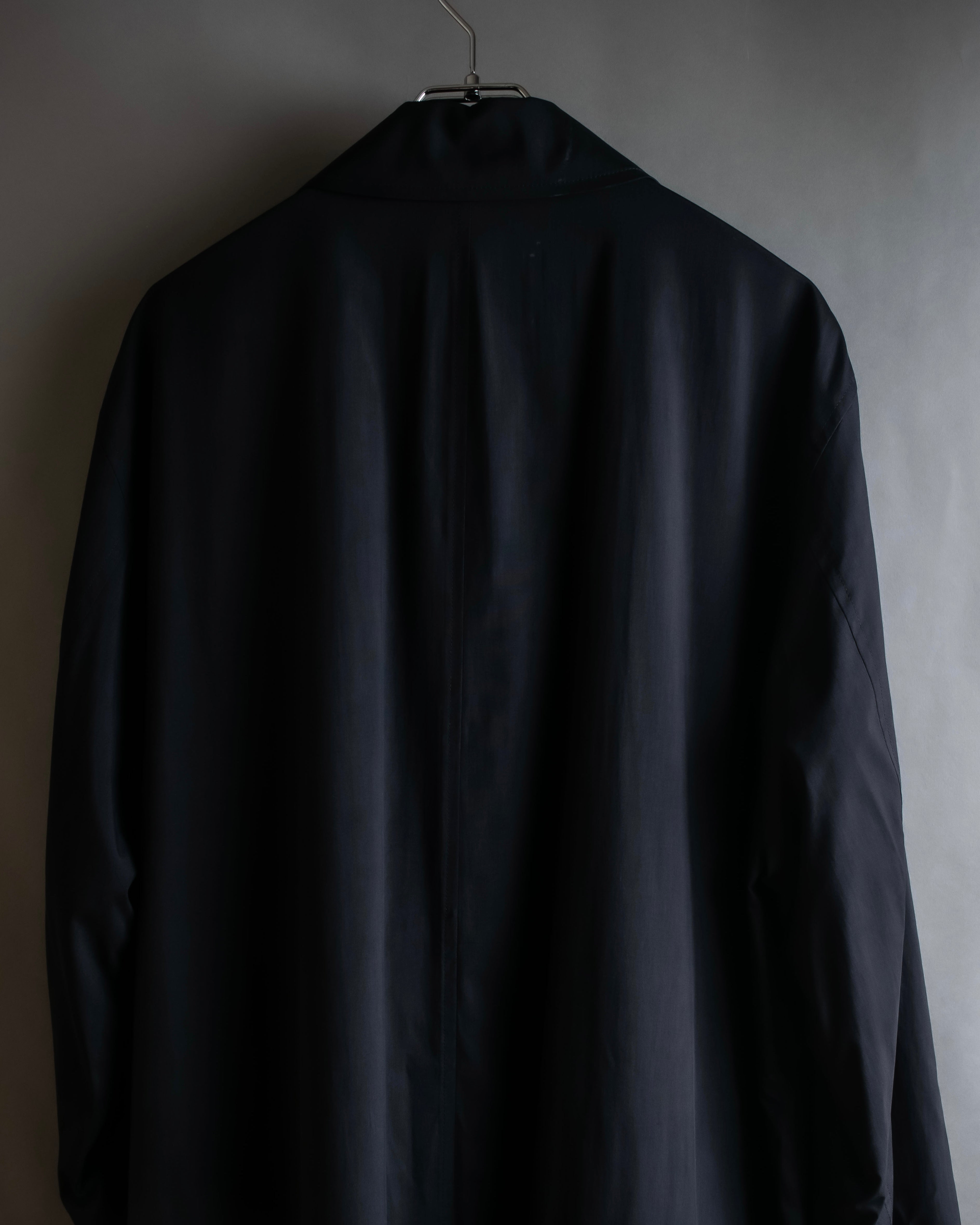 "Christian Dior" Straight line draping silk chester coat