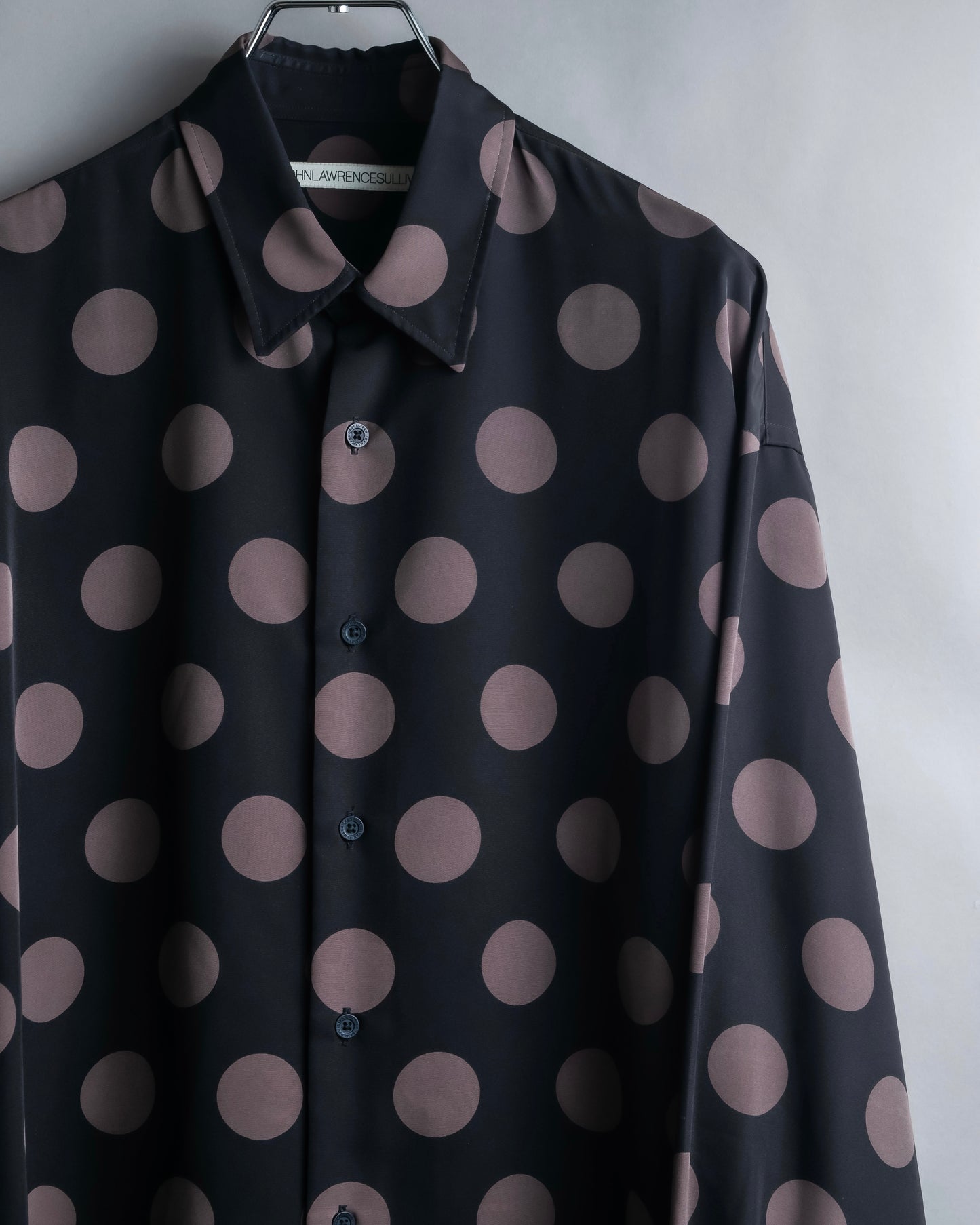 "JOHN LAWRENCE SULLIVAN" 19SS dot pattern oversized shirt