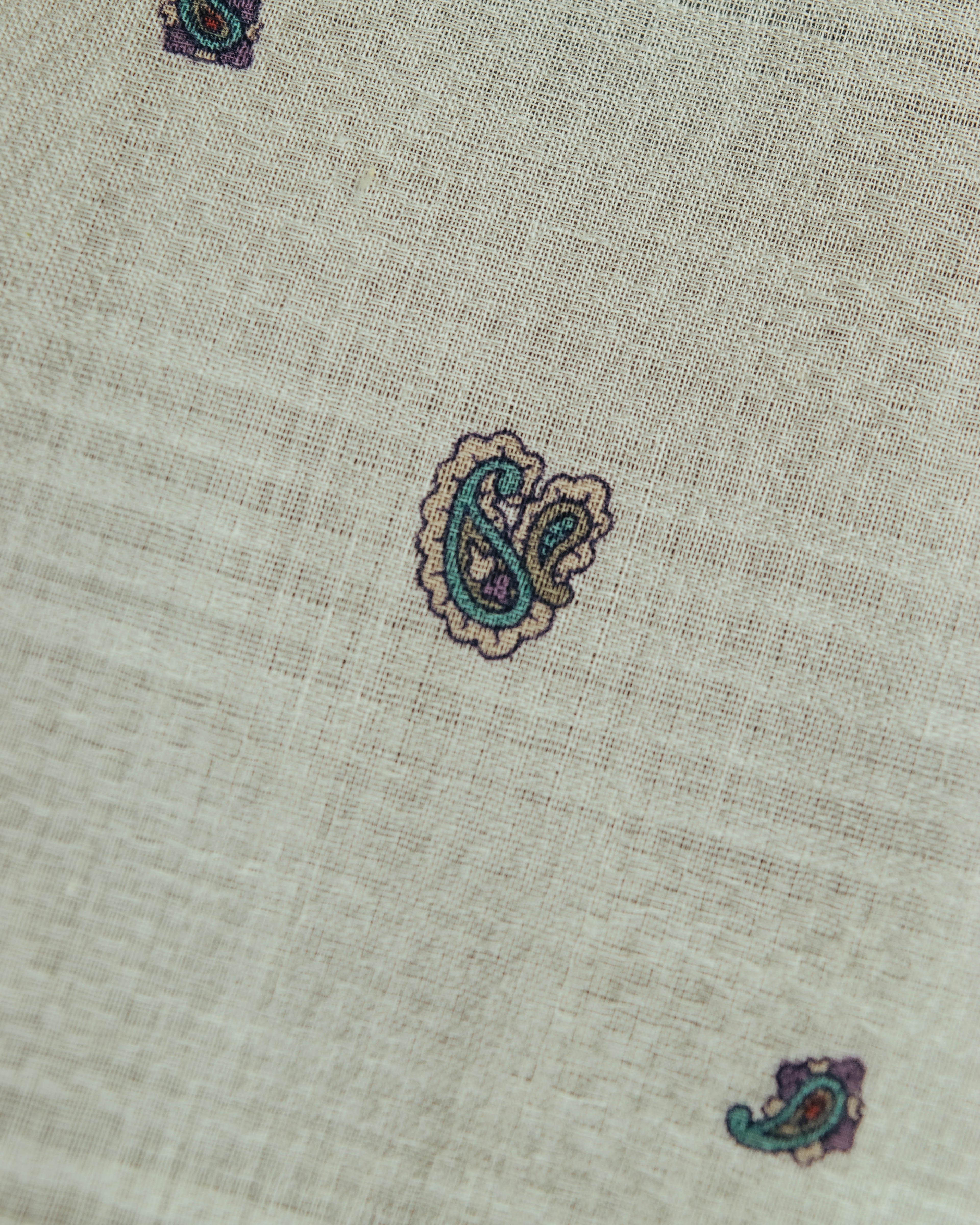 “Christian Dior” 80’s-90’s Cotton paisley border scarf