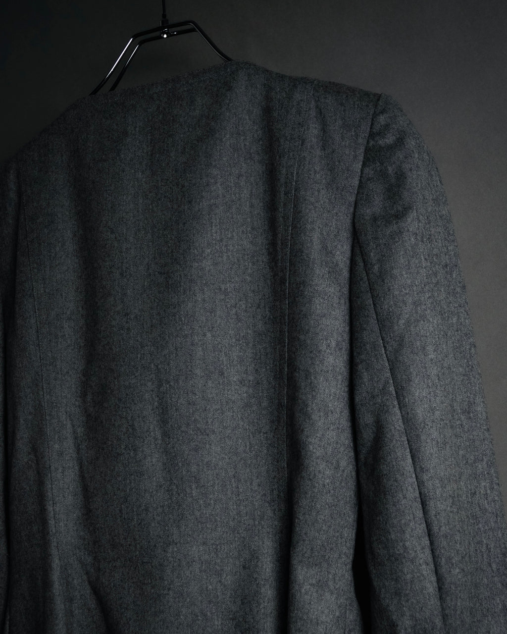 “Miss Dior” 90’s asymmetrical multi button wool dress