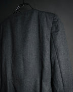 “Miss Dior” 90’s asymmetrical multi button wool dress