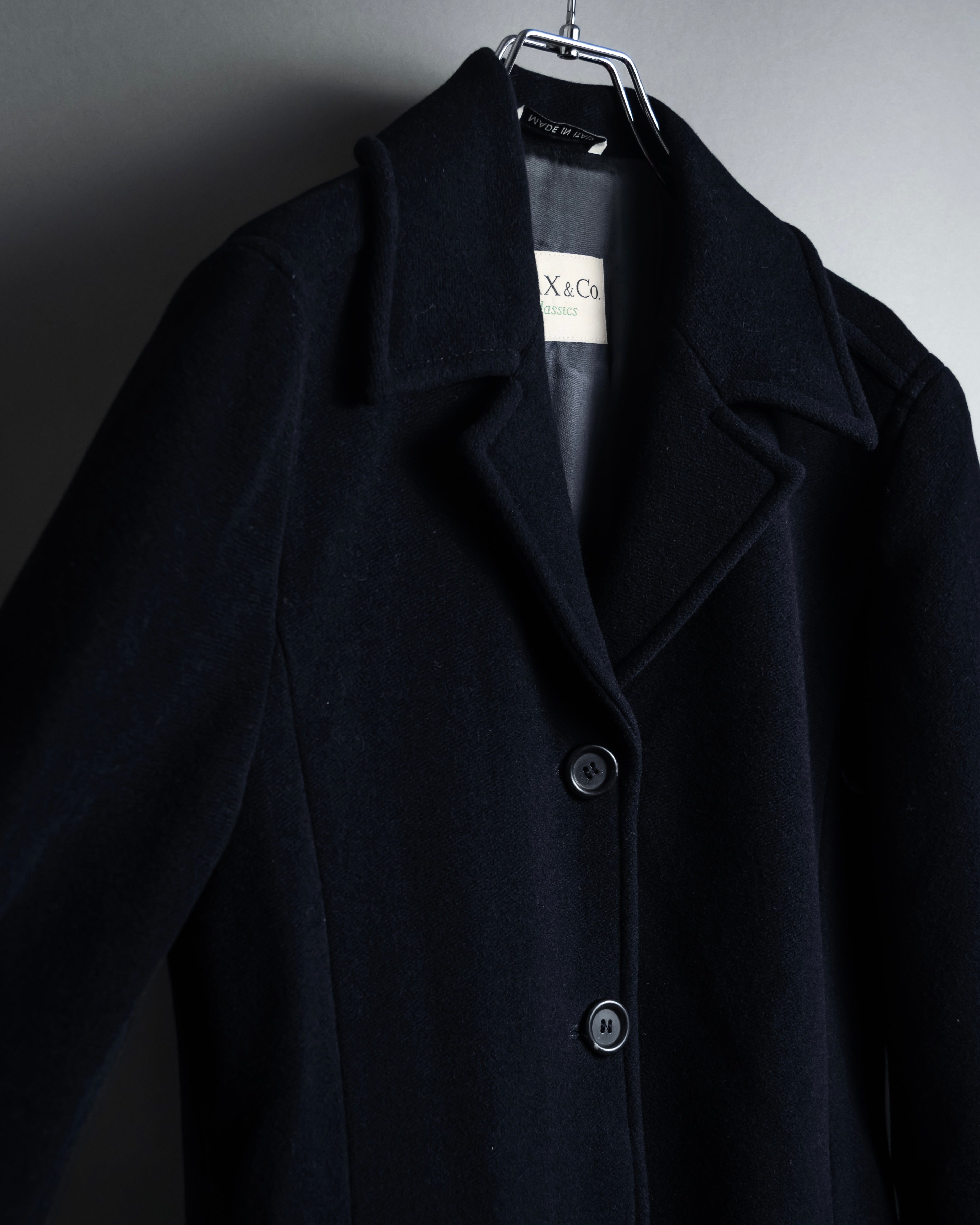 "MAX&Co." Straight fitting super maxi-length chester coat