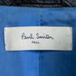 "PAUL SMITH" 100% sheep skin no collar leather jacket