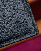 "GUCCI" Gold bee motif animalier bi-fold leather wallet