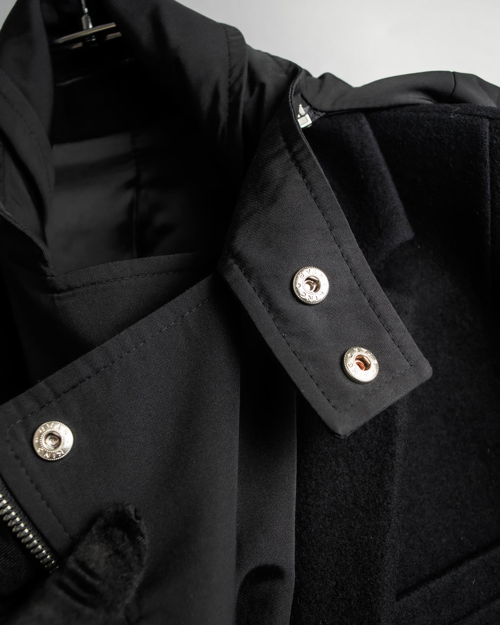 "Juun.J" Zip-up blouson docking design jacket