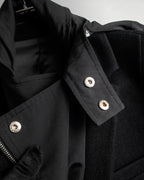 "Juun.J" Zip-up blouson docking design jacket