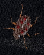 "GUCCI" Flower＆insect motif silk scarf