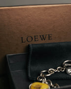 “LOEWE“ 16AW Yellow heart charm chain bracelet