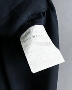 "GIORGIO ARMANI" Beautiful drape navy wool set up