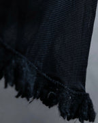 “Jean Paul Gautier” Fringe detailed  asymmetry shear top