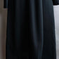 "VALENTINO" Solid no collar dart shaped long coat