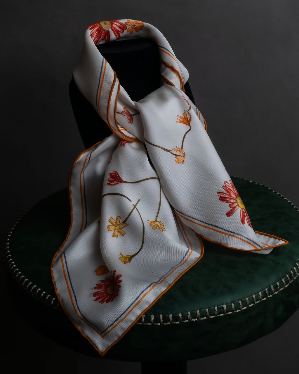 "HERMES" Carré 70 I Like Flowers silk scarf