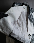 "HELMUT LANG" Seahorse motif design short jacket