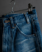 "CELINE" Stonewash design straight denim