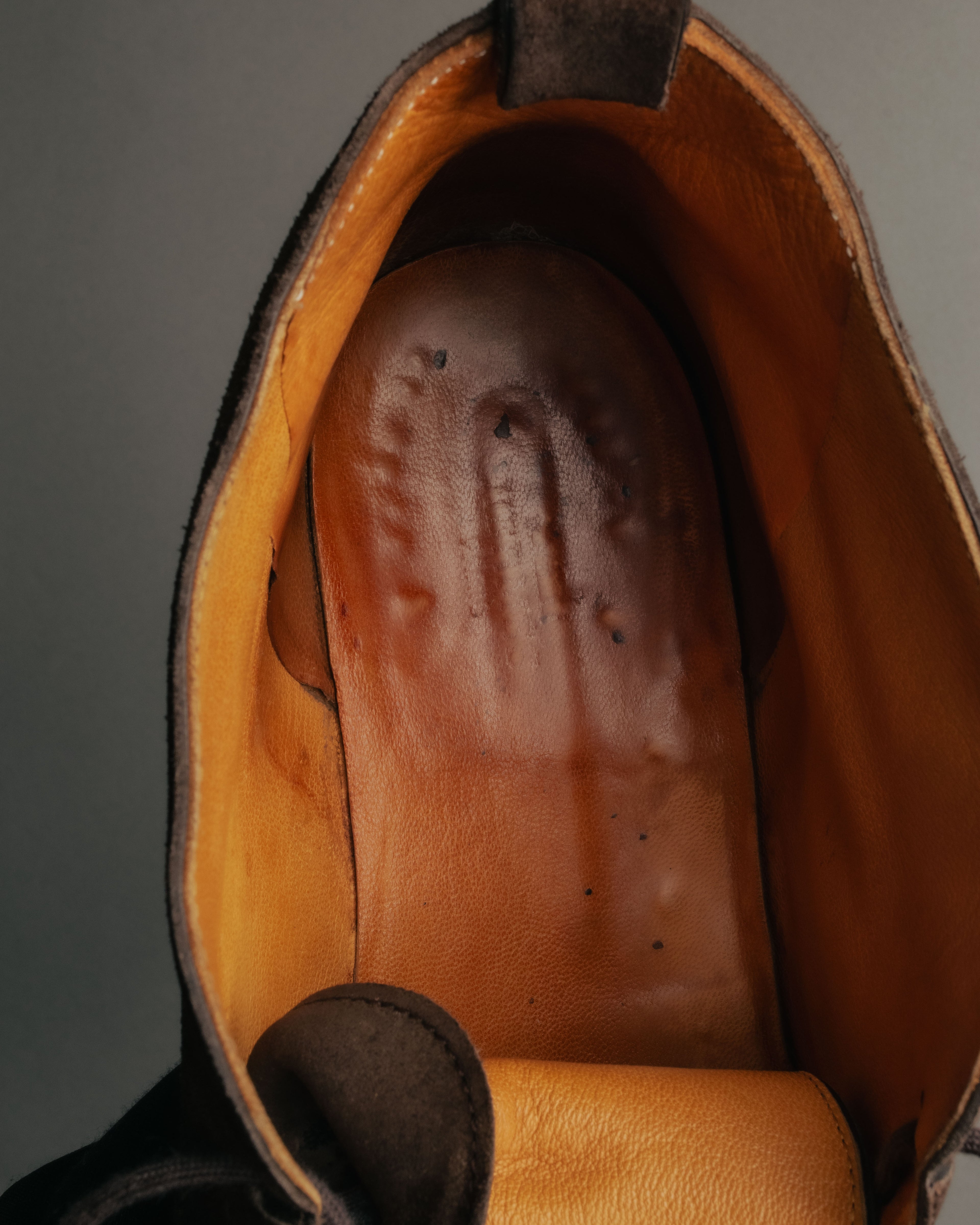 -SPECIAL- “HERMÈS” 1998-2003 Suede square toe chukka boots