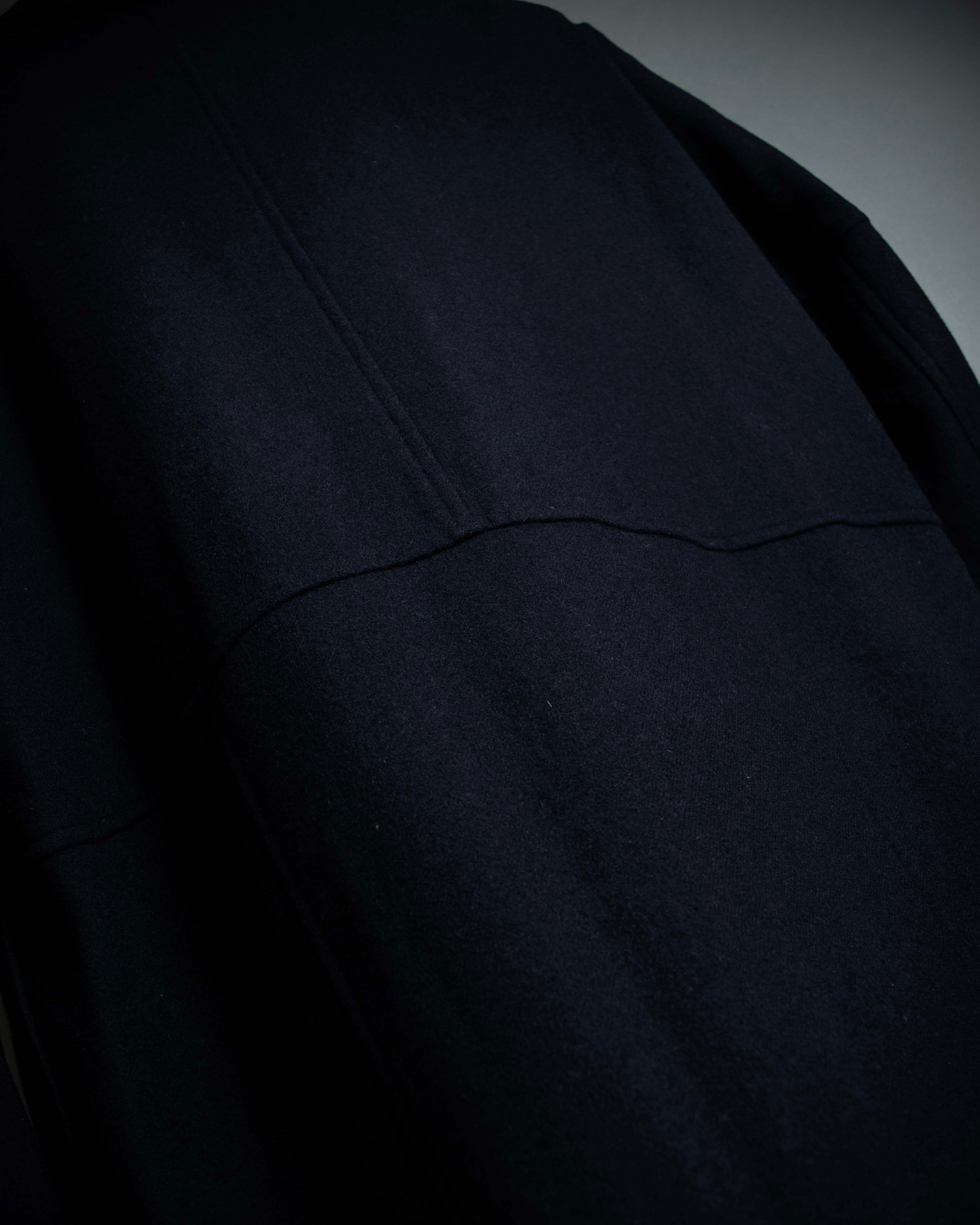 "COMME des GARCONS" 90's Front panel docking design chester coat