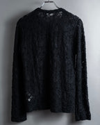 "COMME des GARCONS" 20SS Floral motif lace pullover
