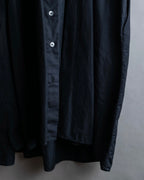 "MAISON MARGIELA" 13SS Panel design sleeveless black shirt