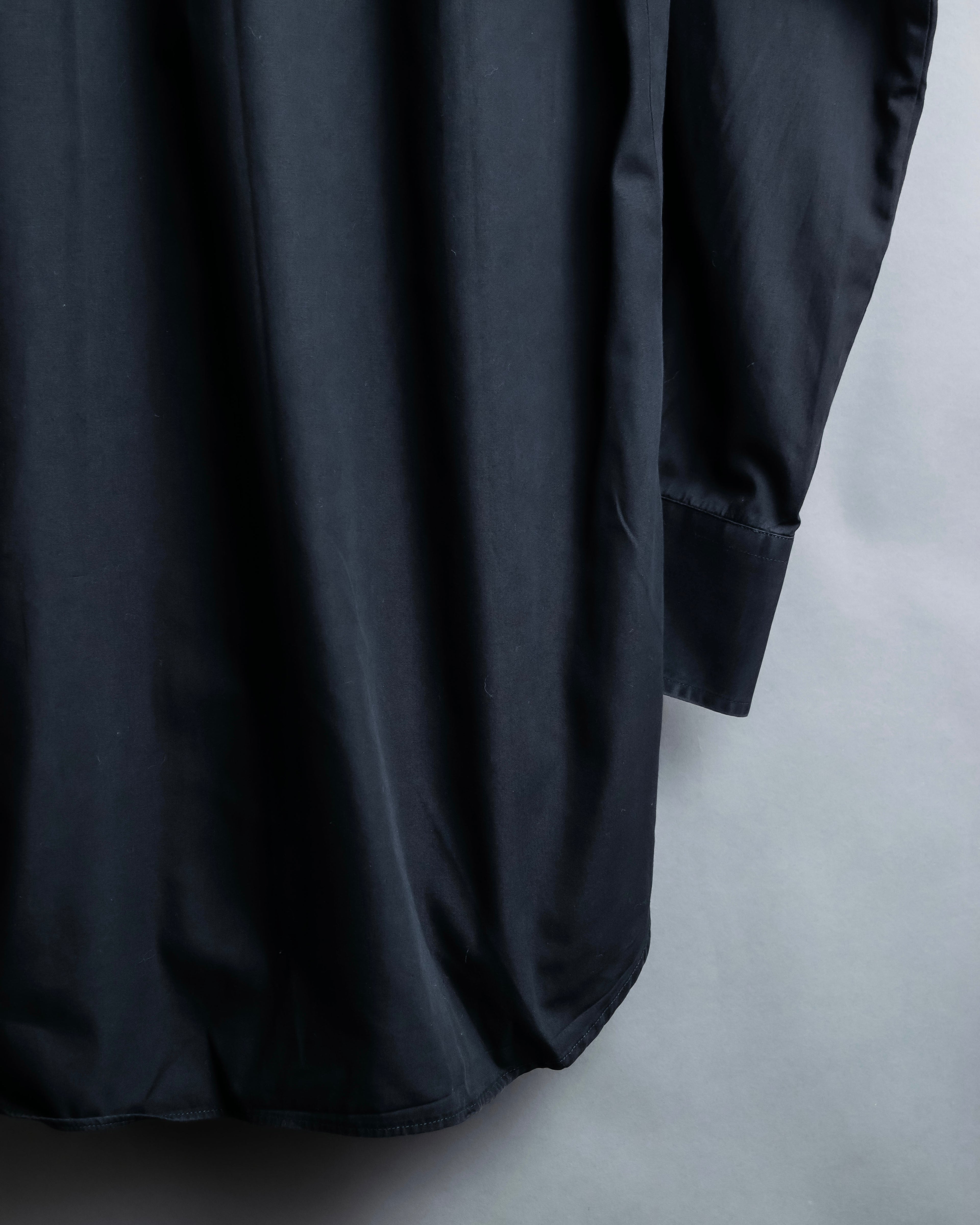 "GUCCI" Horizontal collar oversized shirt