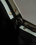 "JUNYA WATANABE COMME des GARCONS" Mixed tweed gathered detail clasp bag