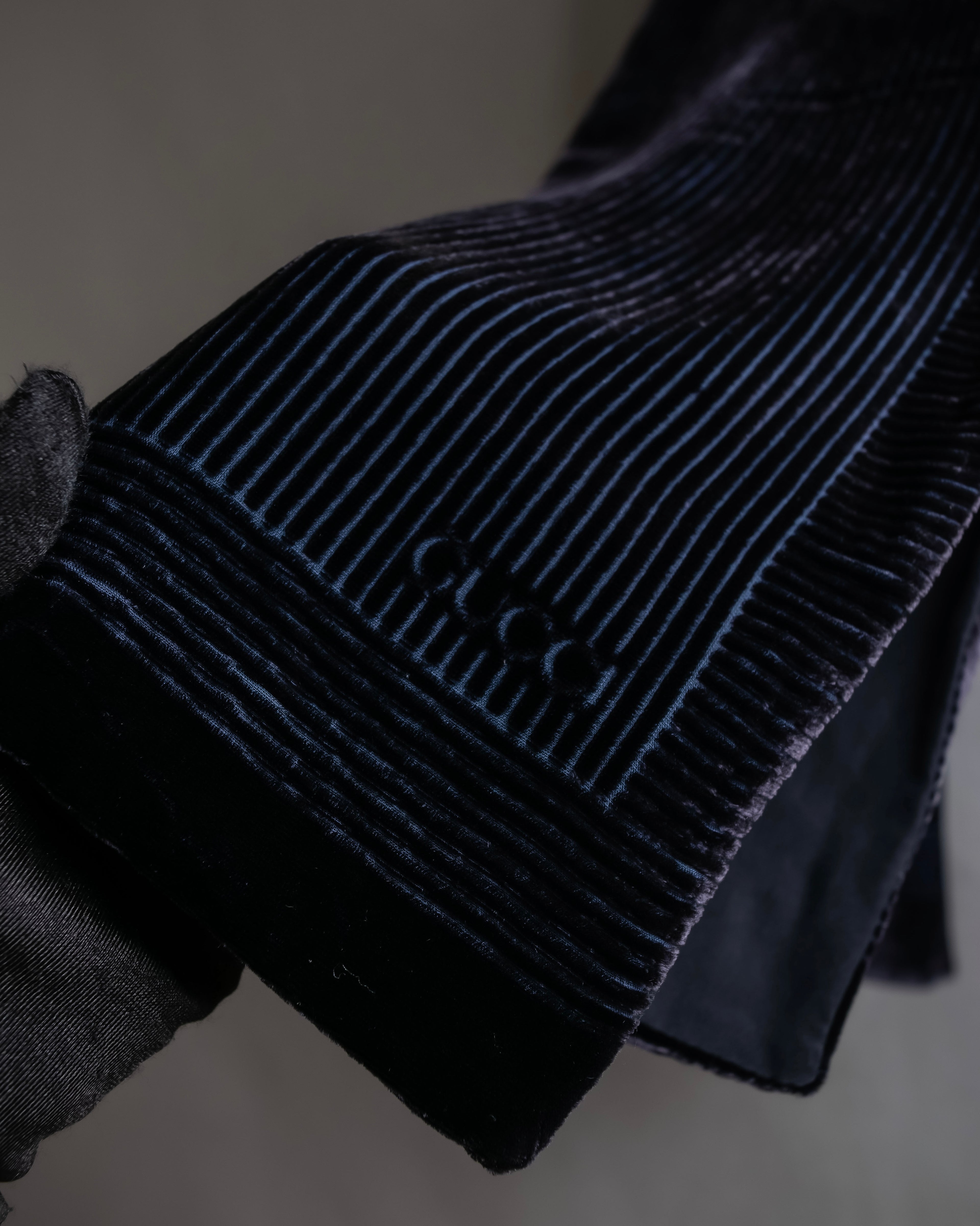 "GUCCI" Shaded pile silk blend long stole