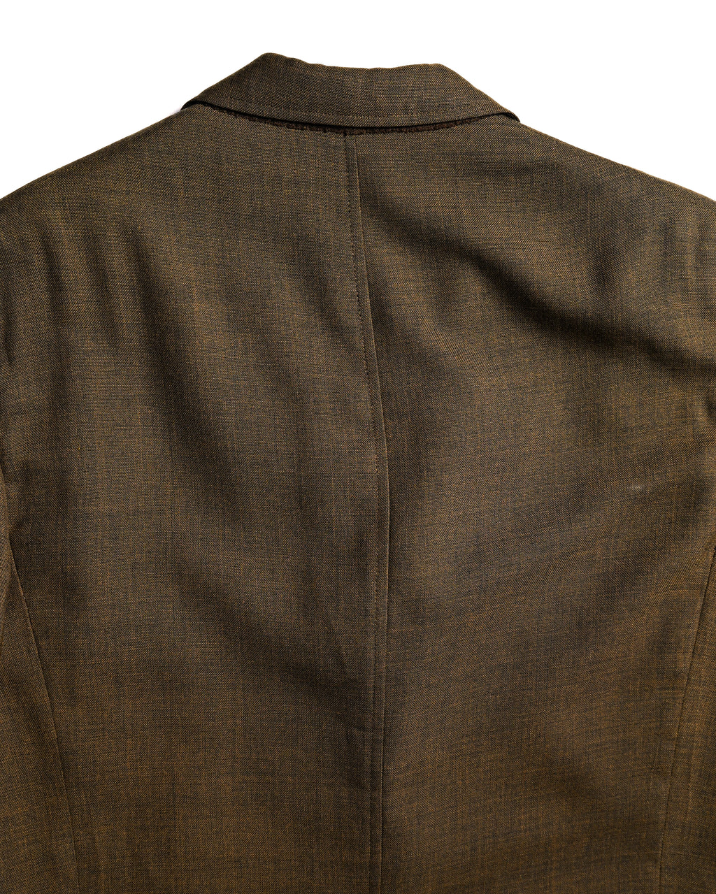 VINTAGE/ Beautiful Olive Colored Single Breasted 3B Tailored Jacket