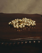 -SPECIAL- "CHANEL" 90's Pearl and crystal embellished long necklace