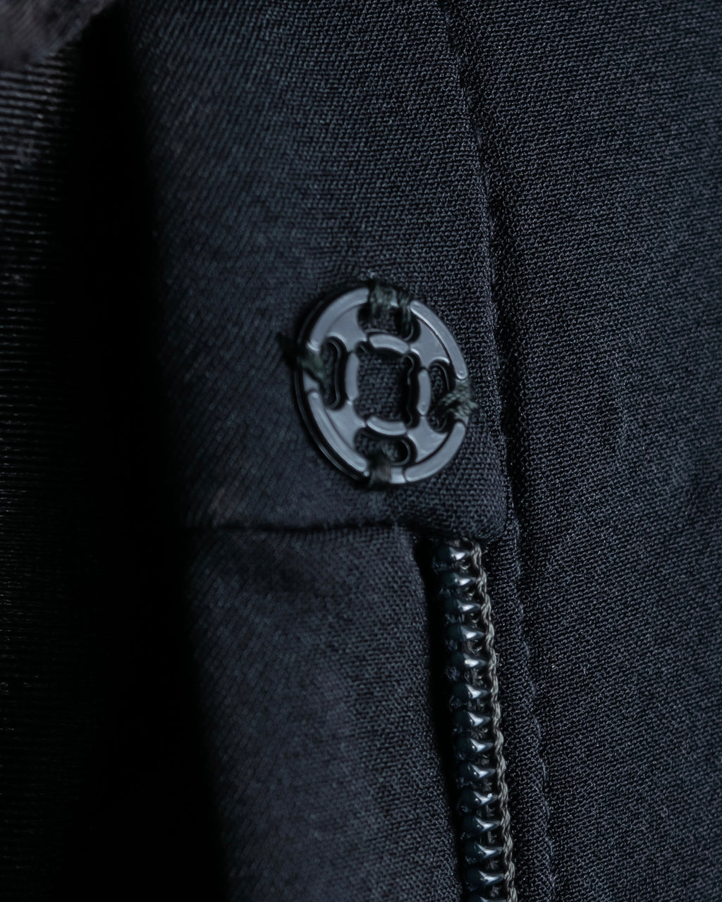 "PRADA" Waist shaped zipper jacket